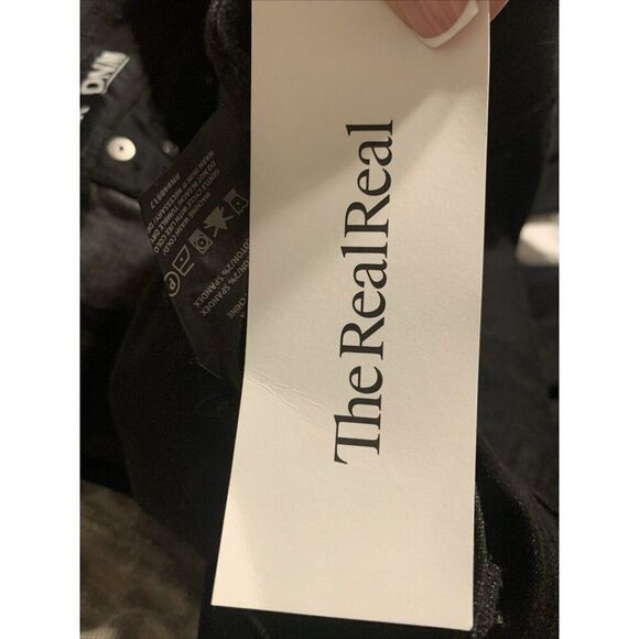 blk dnm jeans Authentic Solid Black High Rise Skinny Denim 25 - Picture 7 of 8